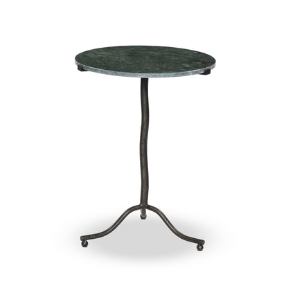 Sophie End Table in Hunter Green Marble