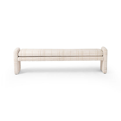 Serena Accent Bench in Sheffield Ivory