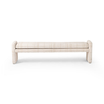 Serena Accent Bench in Sheffield Ivory