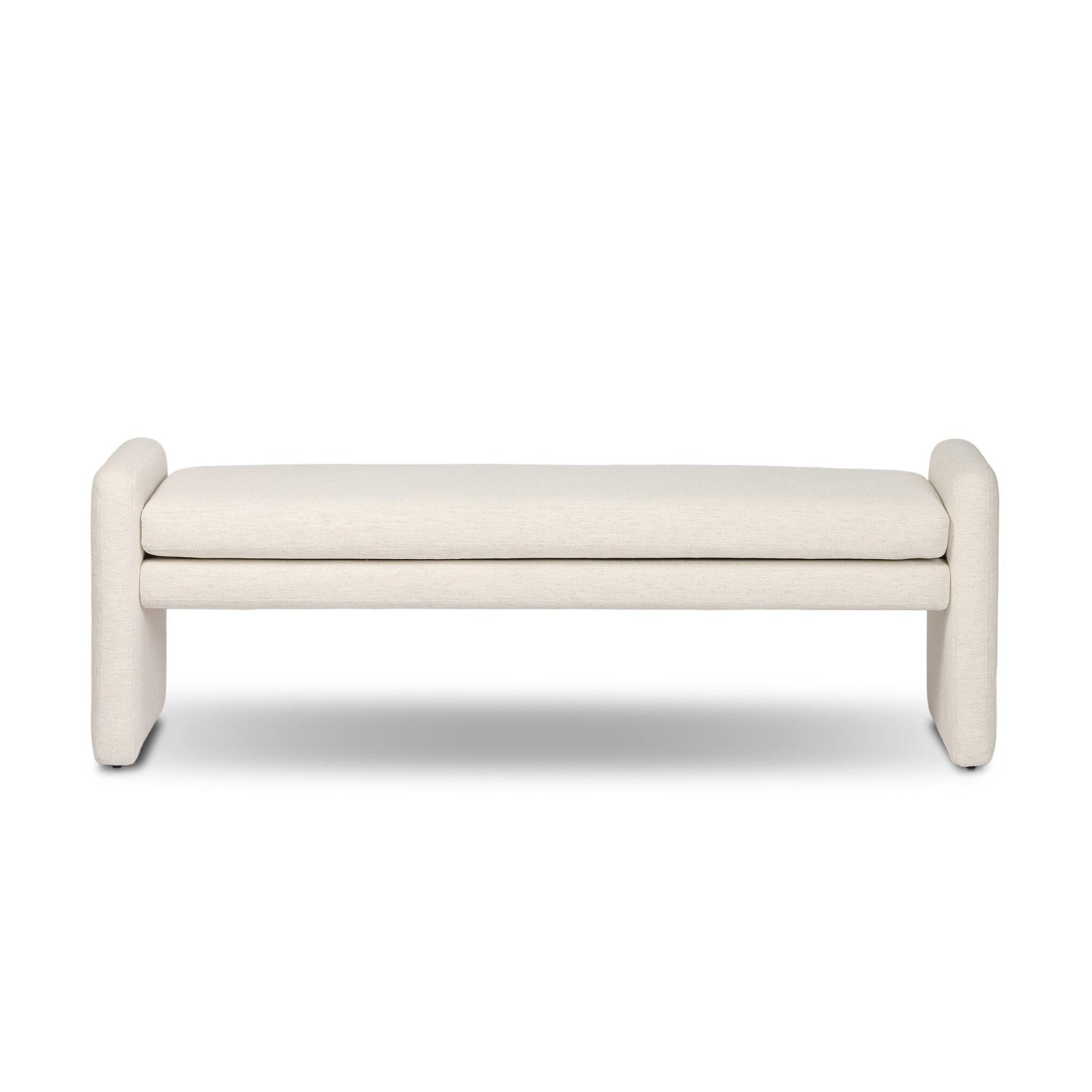 Serena Accent Bench in Crypton Nomad Snow