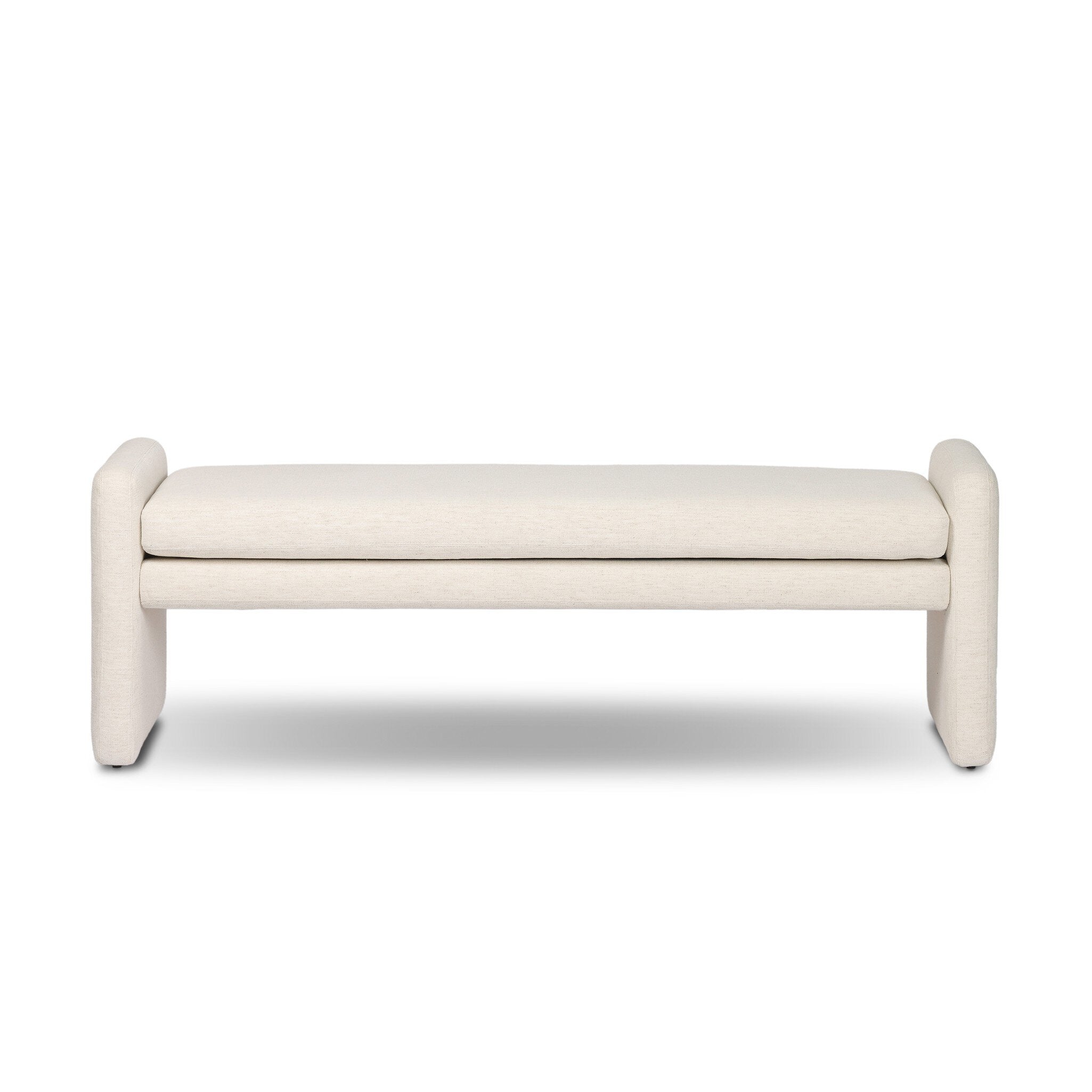 Serena Accent Bench in Crypton Nomad Snow