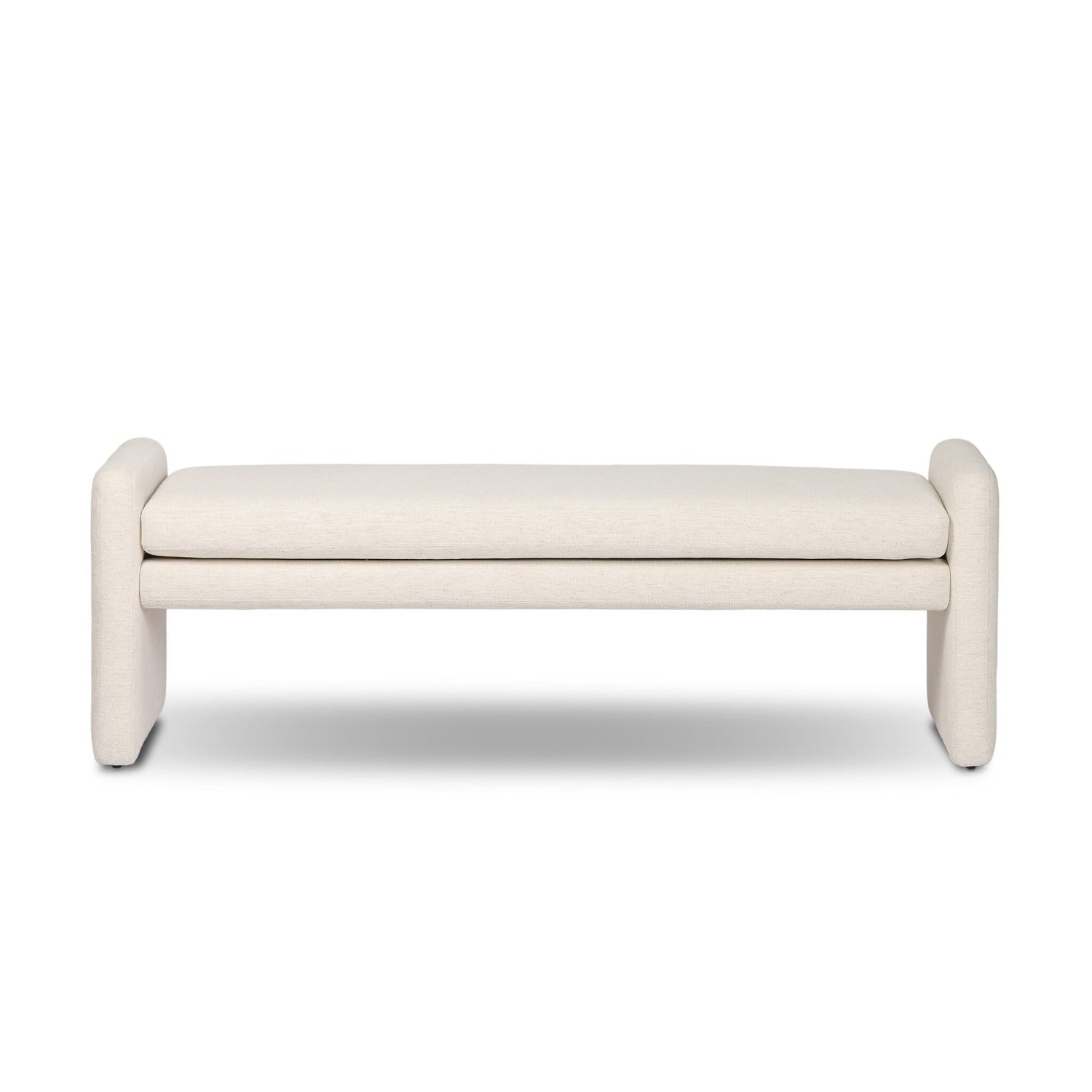Serena Accent Bench in Crypton Nomad Snow