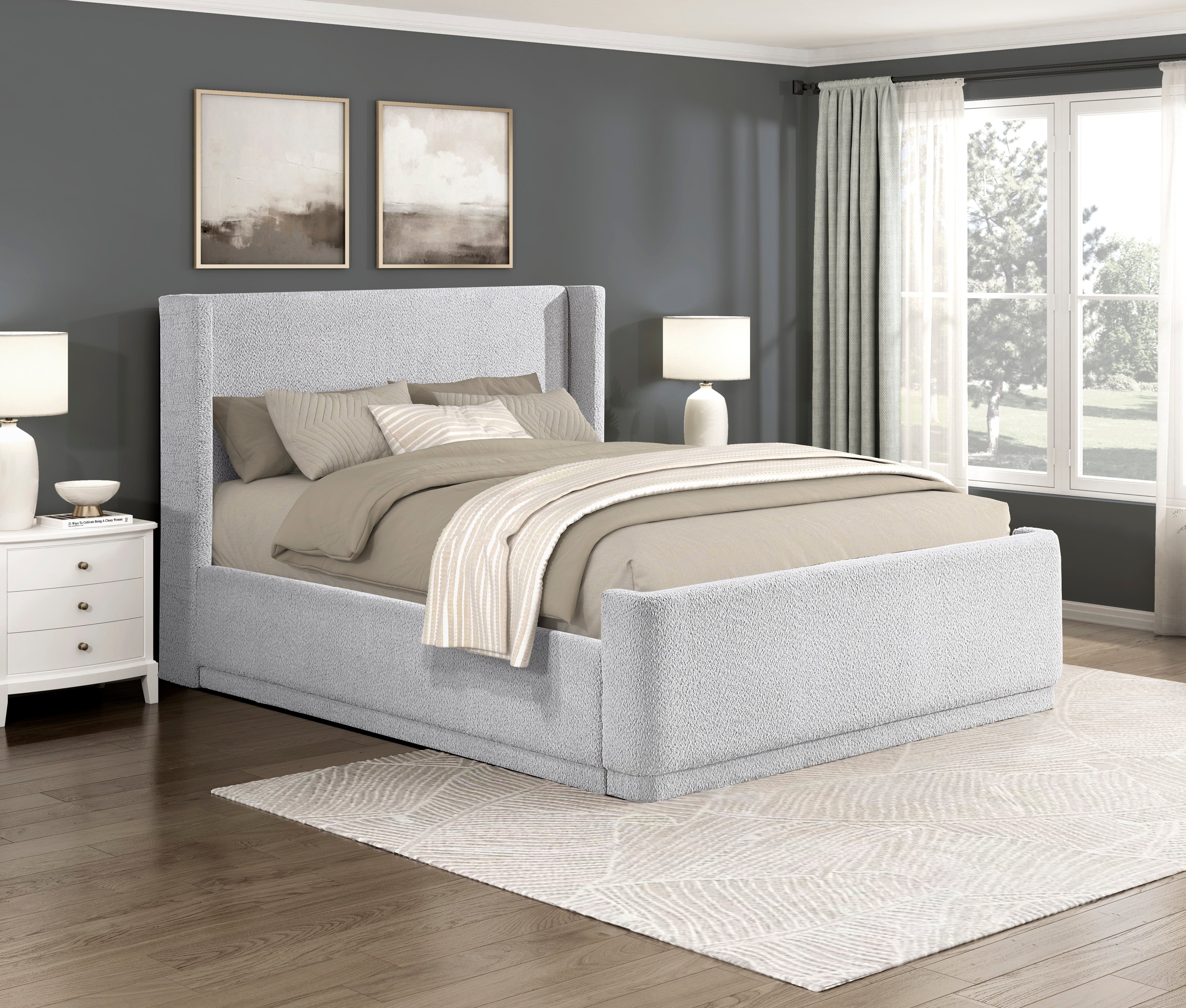 2396LGF-1* (2) Full Platform Bed - 2396LGF-1*