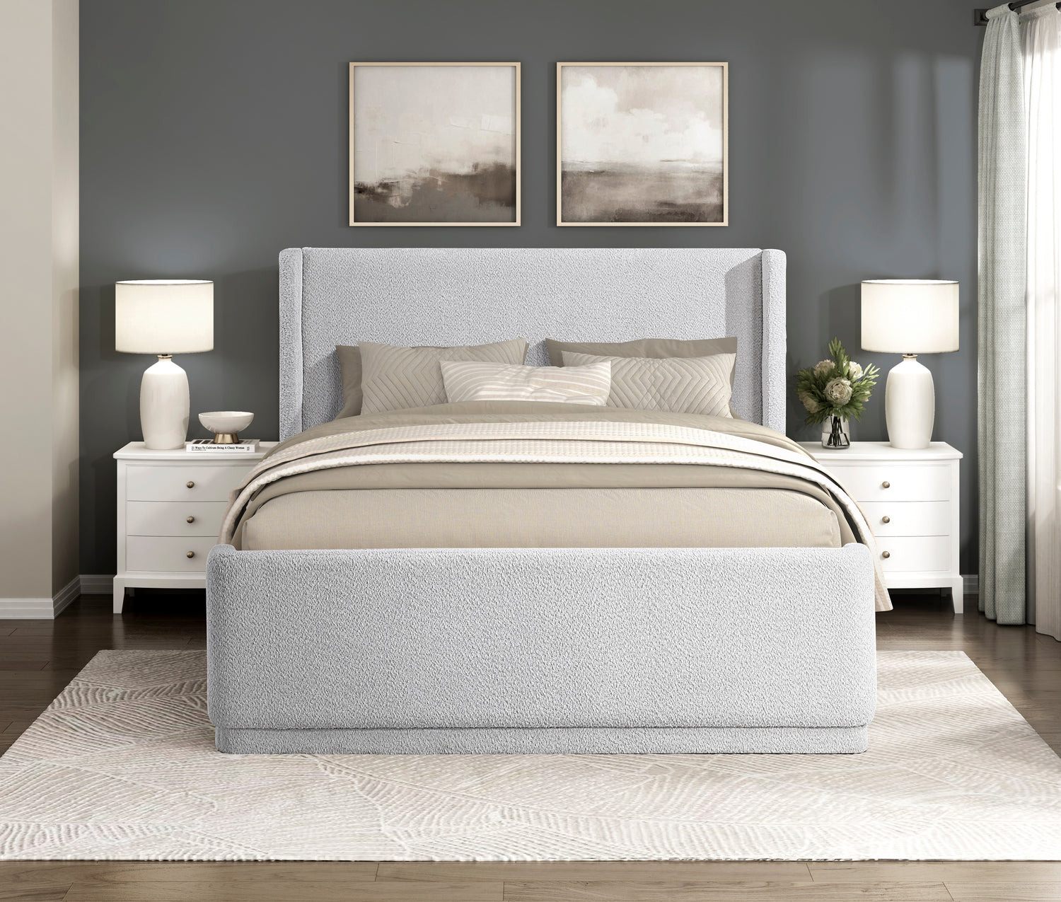 2396LGK-1EK* (2) Eastern King Platform Bed - 2396LGK-1EK*