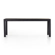 Isador Dining Table in Black Wash Poplar