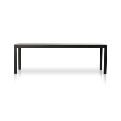 Isador Dining Table in Black Wash Poplar