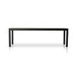 Isador Dining Table in Black Wash Poplar