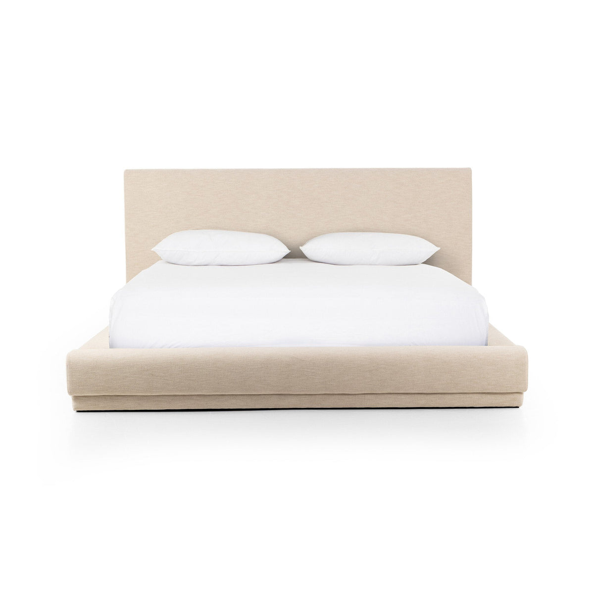 Martina Bed in Bergamo Parchment