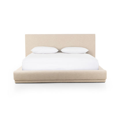 Martina Bed in Bergamo Parchment