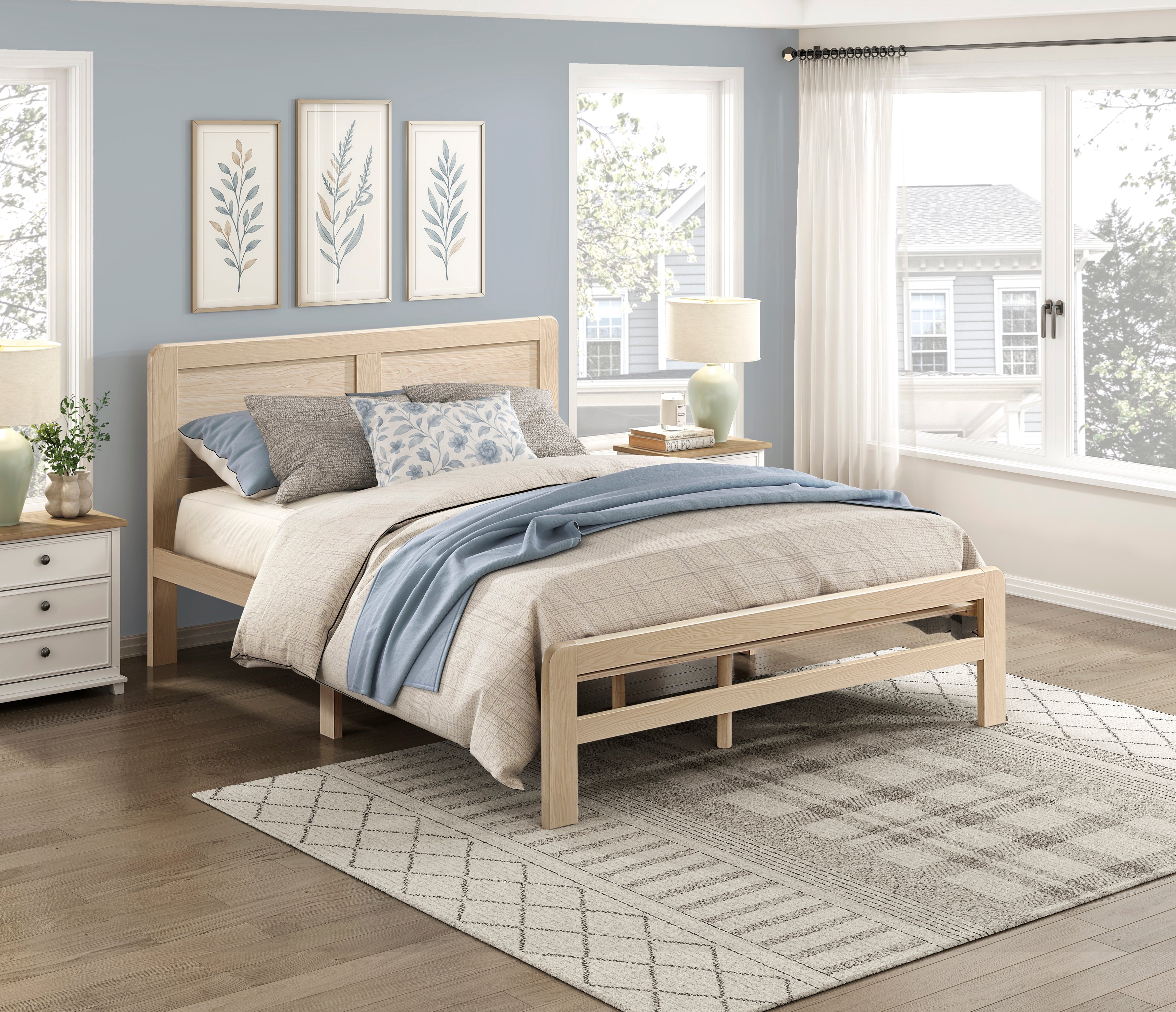 2403F-1 Full Platform Bed - 2403F-1