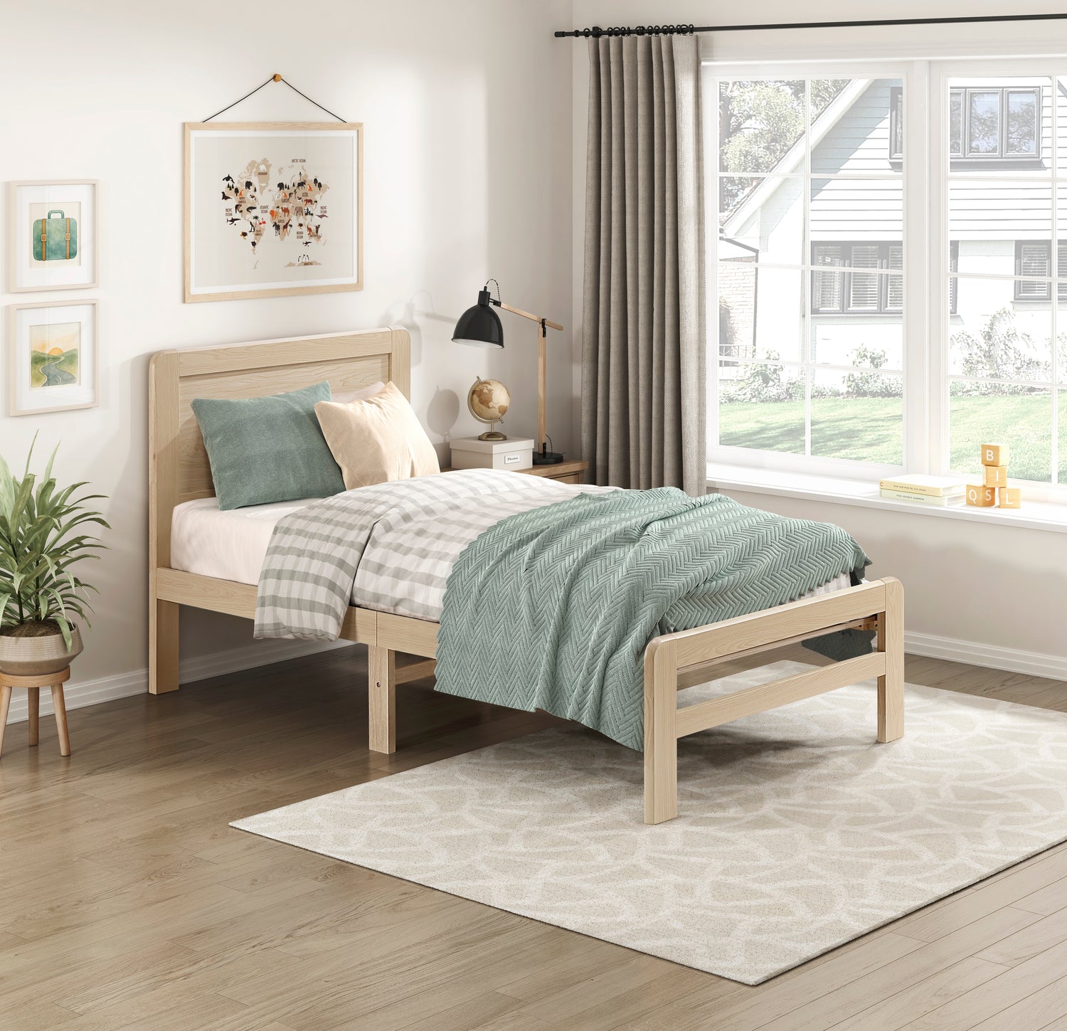 2403T-1 Twin Platform Bed - 2403T-1