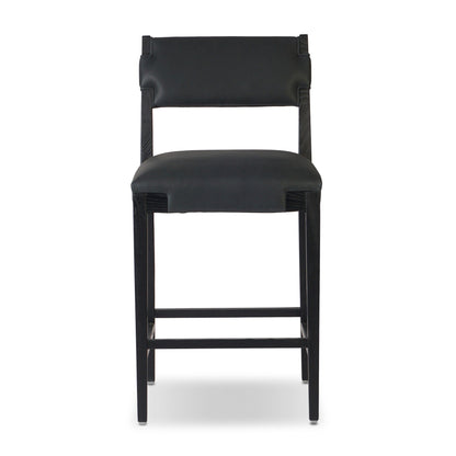 Tamari Bar + Counter Stool in Brickhouse Black