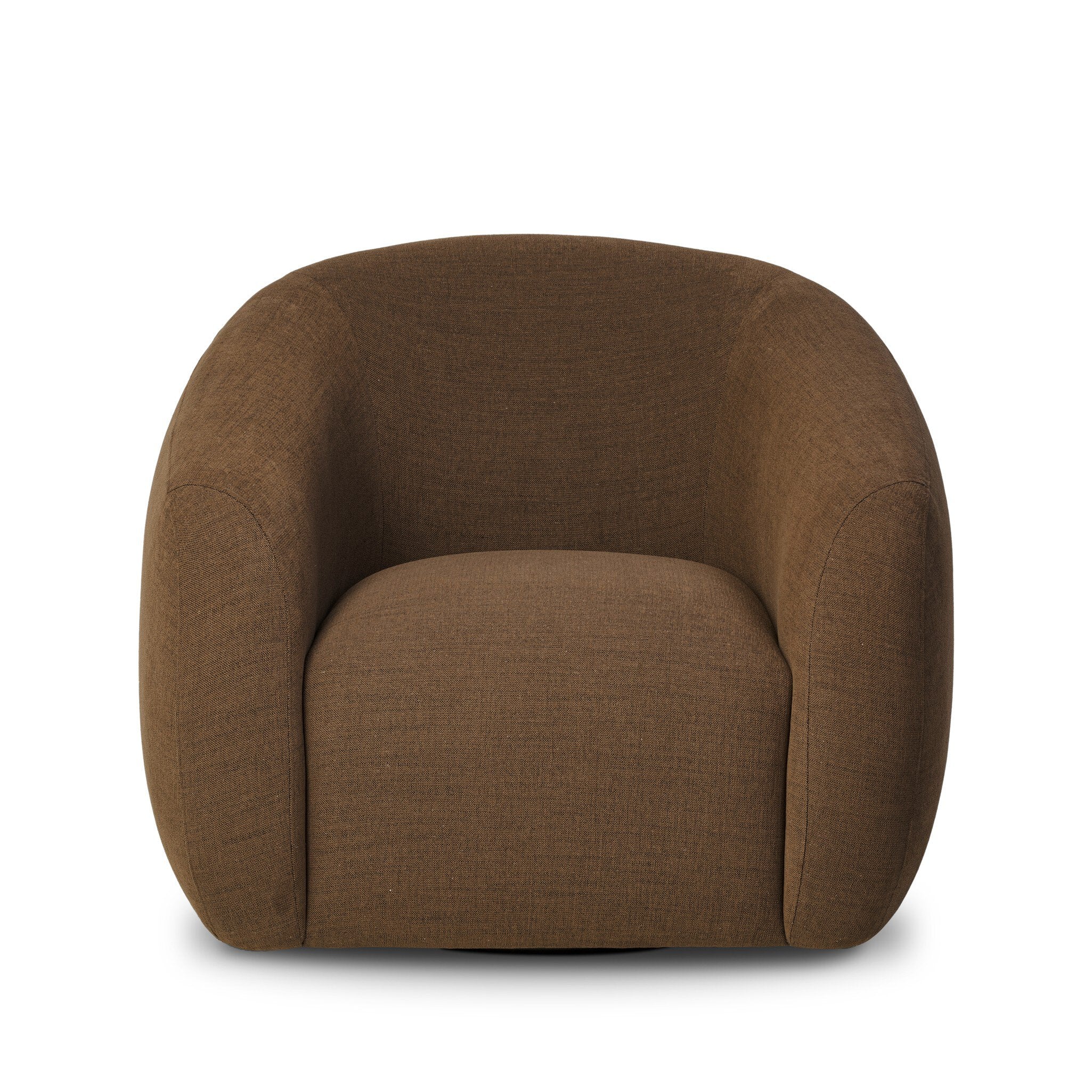 Channing Swivel Chair in Crypton Nomad Mushroom