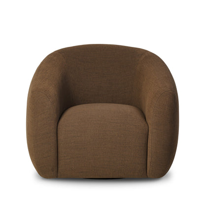 Channing Swivel Chair in Crypton Nomad Mushroom