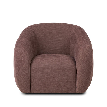 Channing Swivel Chair in Laughlin Plum