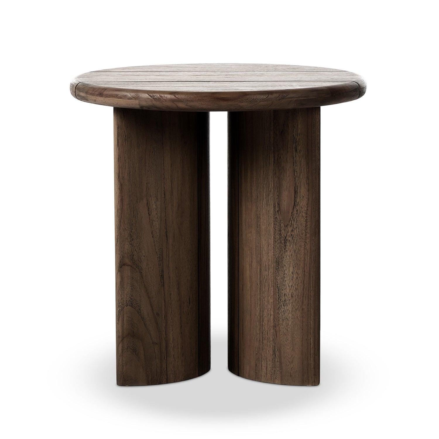 Paden Outdoor End Table in Stained Toasted Brown-FSC