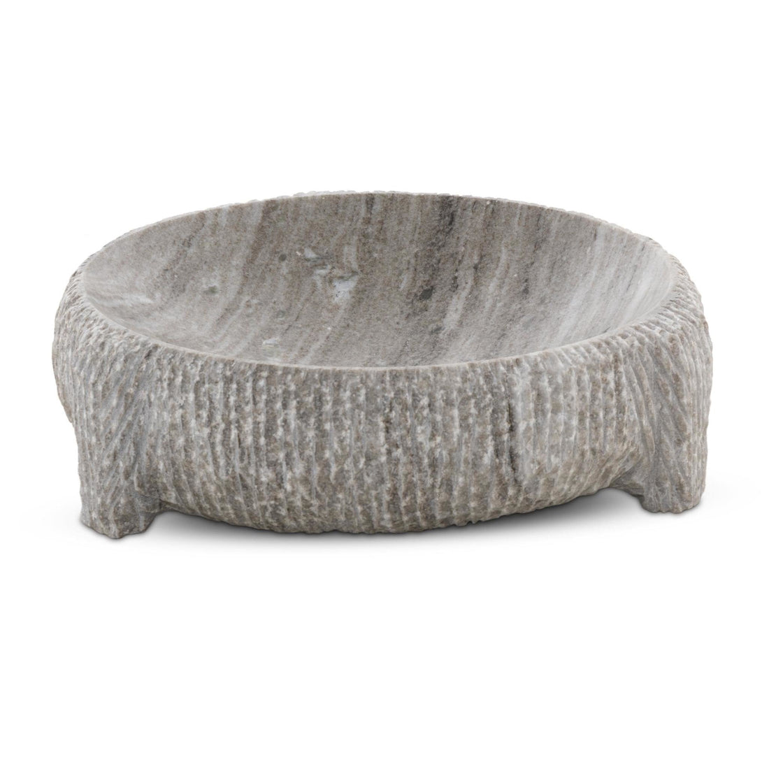 Montero Bowl in Antique White Marble