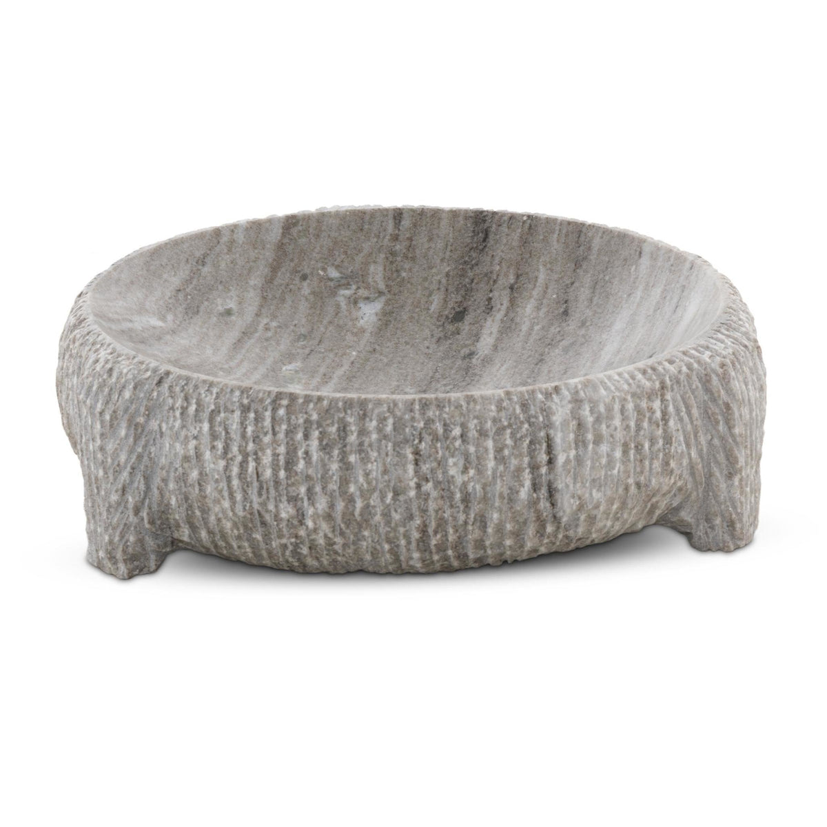 Montero Bowl in Antique White Marble
