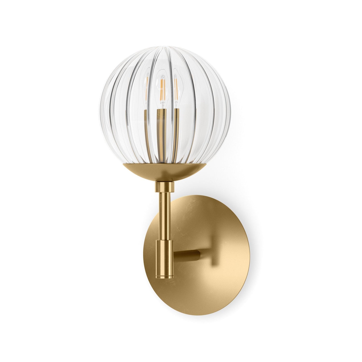 Sunset Sconce in Burnished Brass