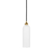 Odyssey Single Pendant in Opal Matte Glass