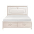 2451K-1EK* (4) Eastern King Platform Bed with Footboard Storage - 2451K-1EK*