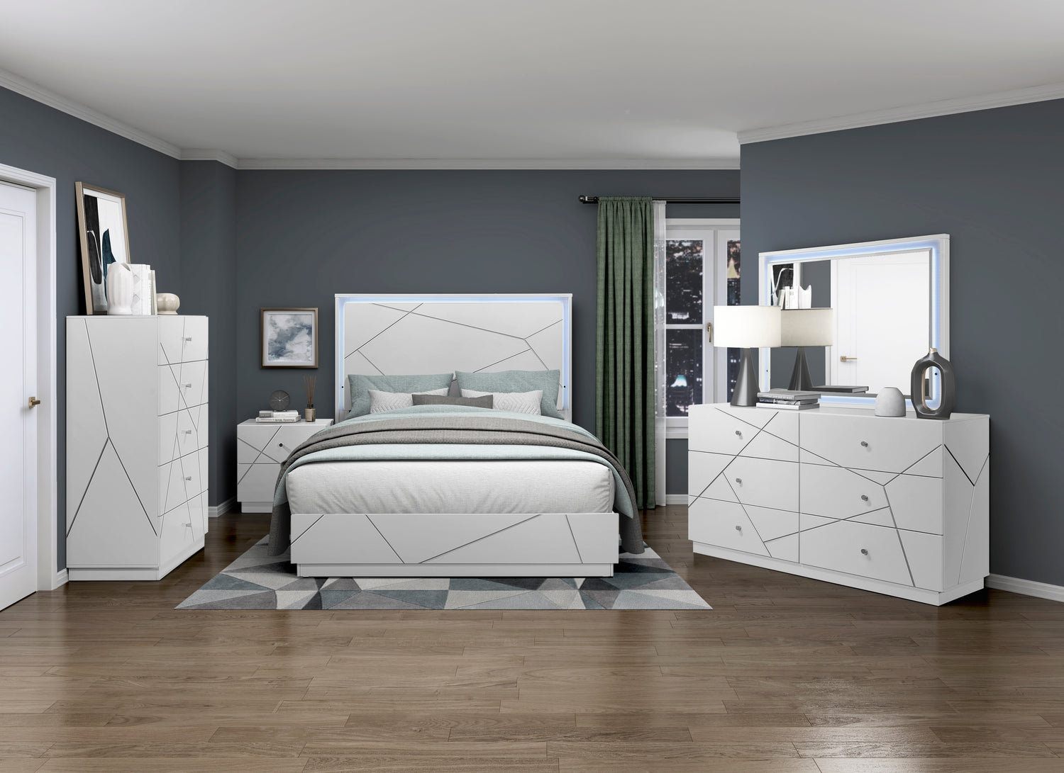 2455K-1EK* (2) Eastern King Bed - 2455K-1EK*