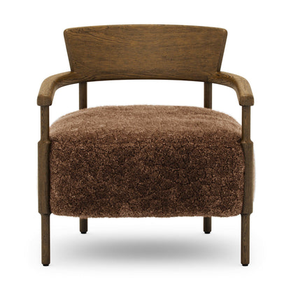Bennett Chair in Amber Shearling