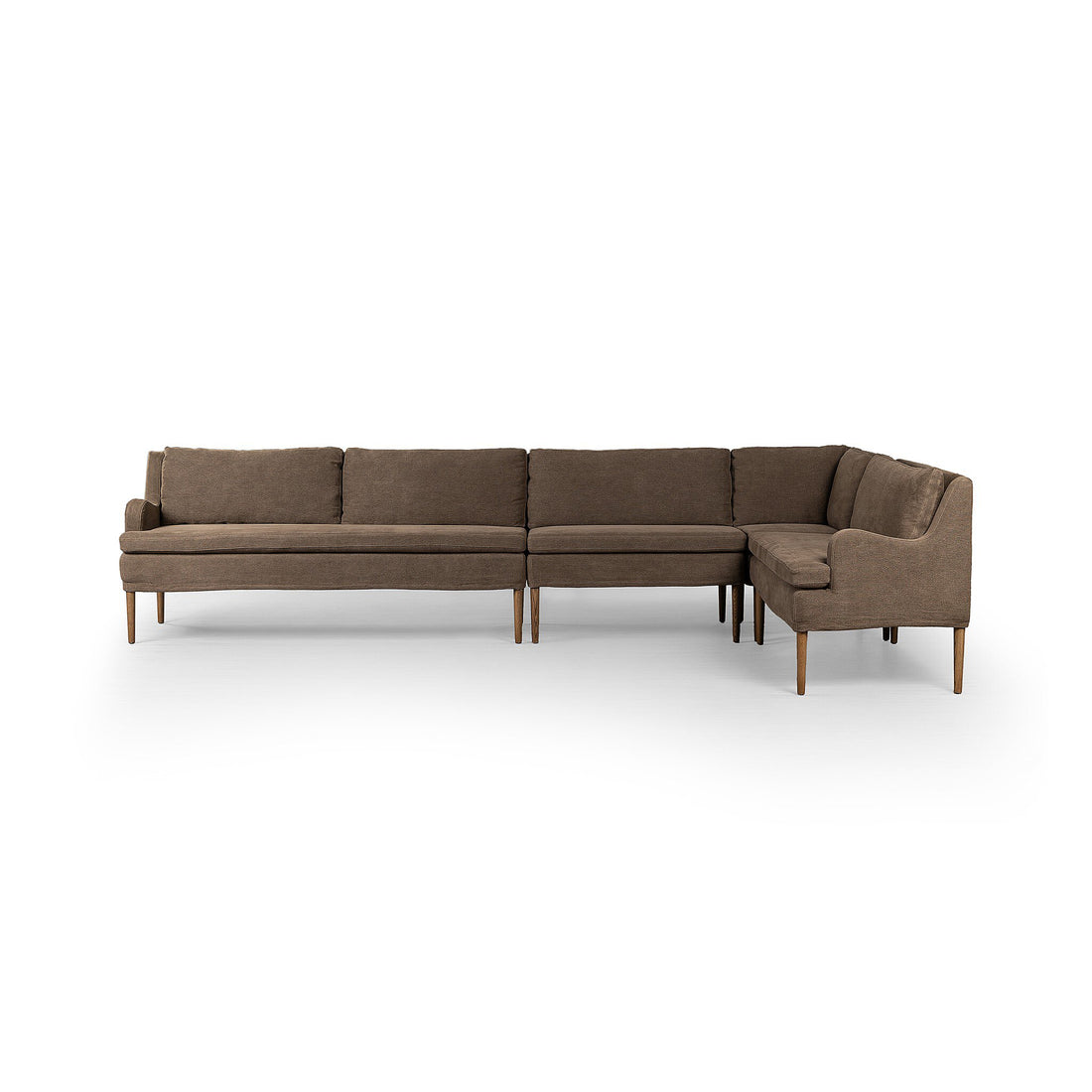 Aurelia Dining Banquette L-Shape in Broadway Coffee