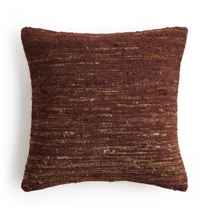 Pemberley Pillow in Rustic Brown Woven