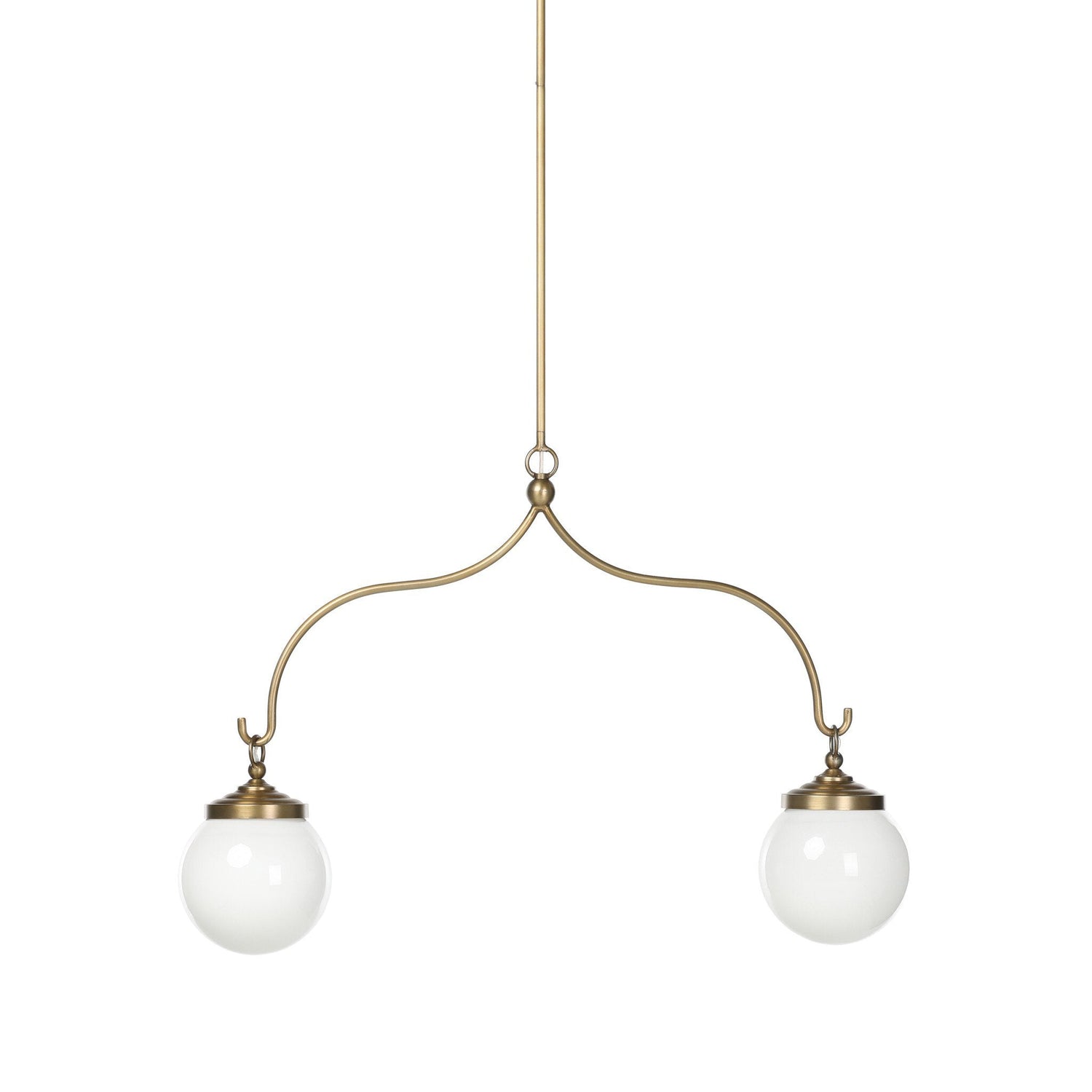Cherise Chandelier in Aged Brass Iron