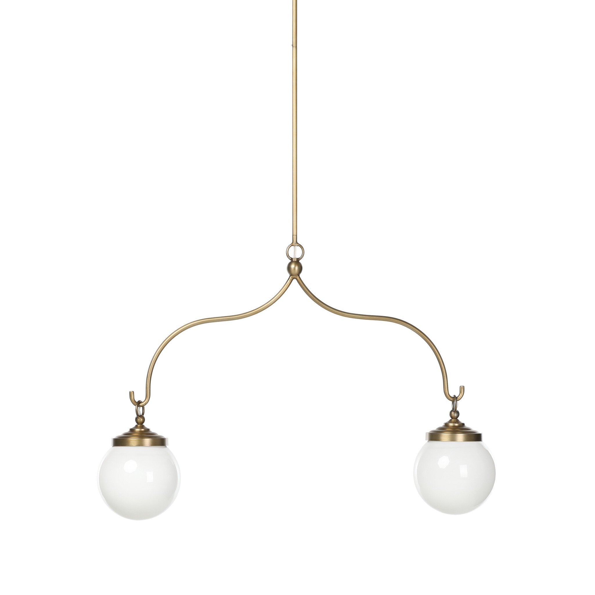 Cherise Chandelier in Aged Brass Iron