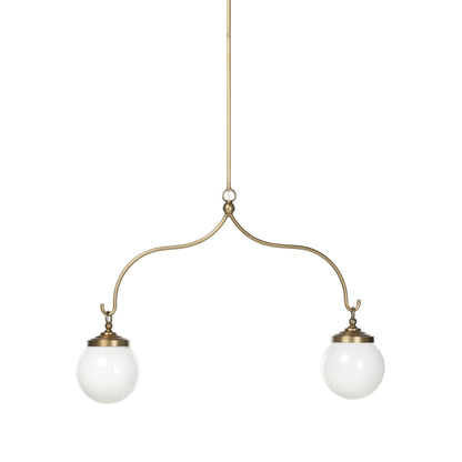 Cherise Chandelier in Aged Brass Iron