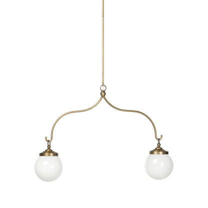 Cherise Chandelier in Aged Brass Iron