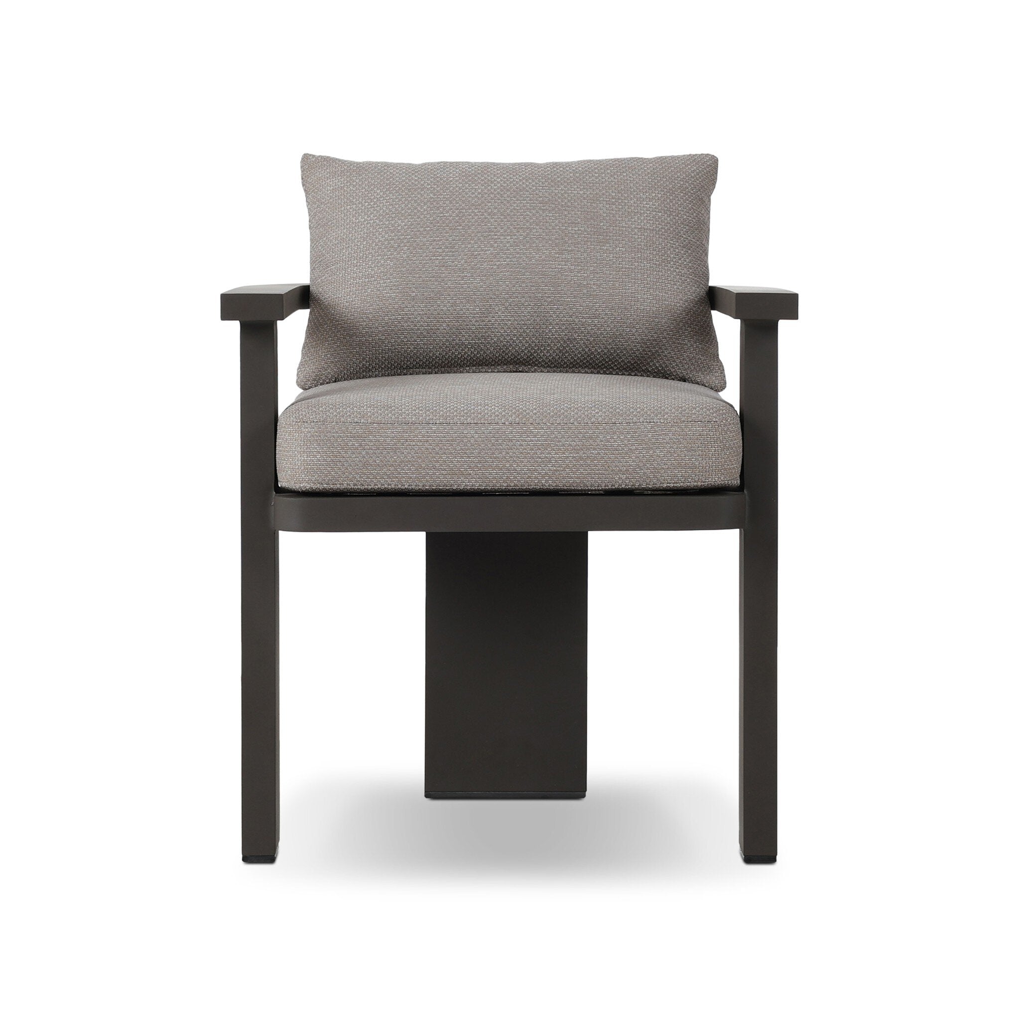 Tahana Outdoor Metal Dining Chair in Casa Grey