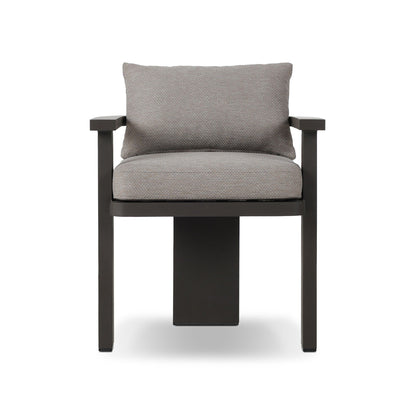 Tahana Outdoor Metal Dining Chair in Casa Grey