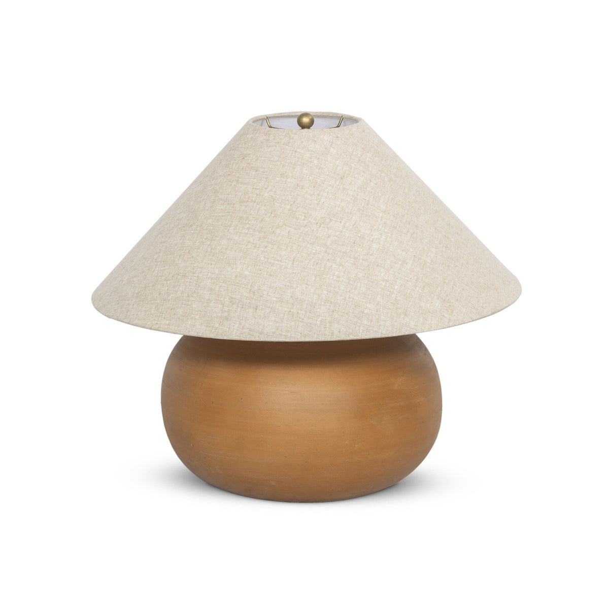 Sol Table Lamp in Natural Terracotta