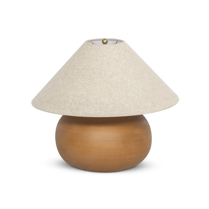 Sol Table Lamp in Natural Terracotta