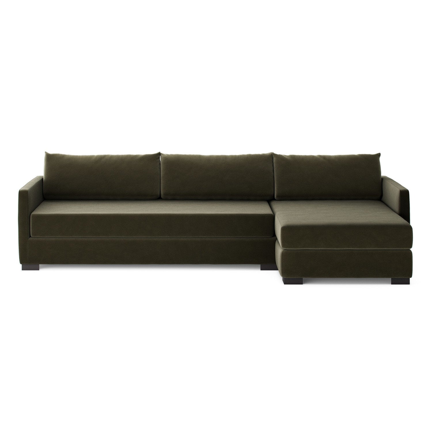 Wickham 2-Piece Sleeper Sectional in Surrey Olive