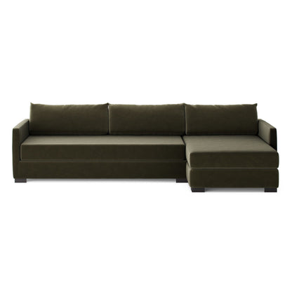 Wickham 2-Piece Sleeper Sectional in Surrey Olive