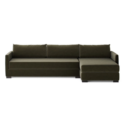Wickham 2-Piece Sleeper Sectional in Surrey Olive