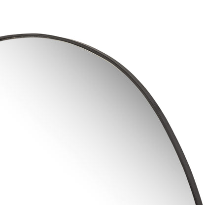 Contour Wall Mirror in Gunmetal