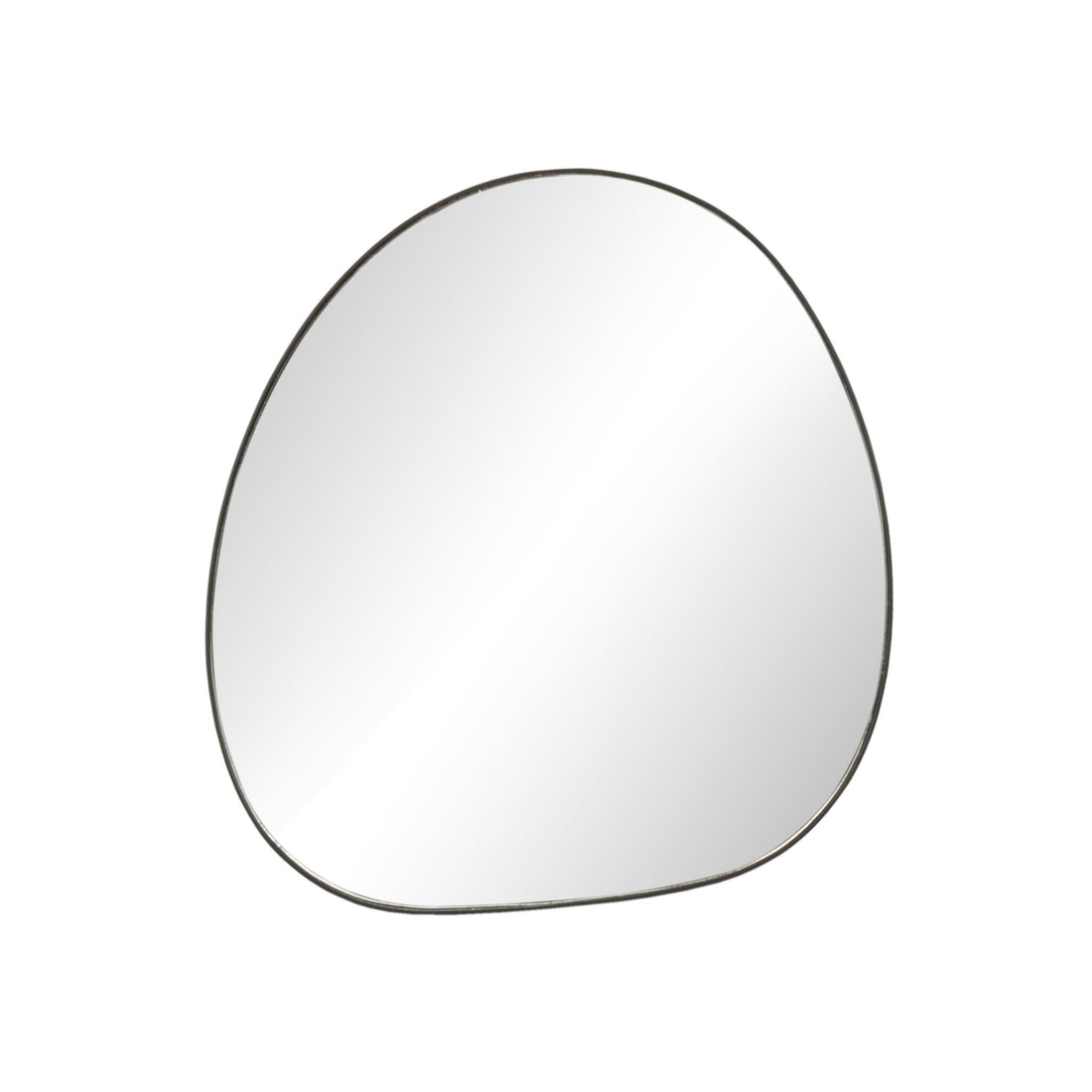 Contour Wall Mirror in Gunmetal