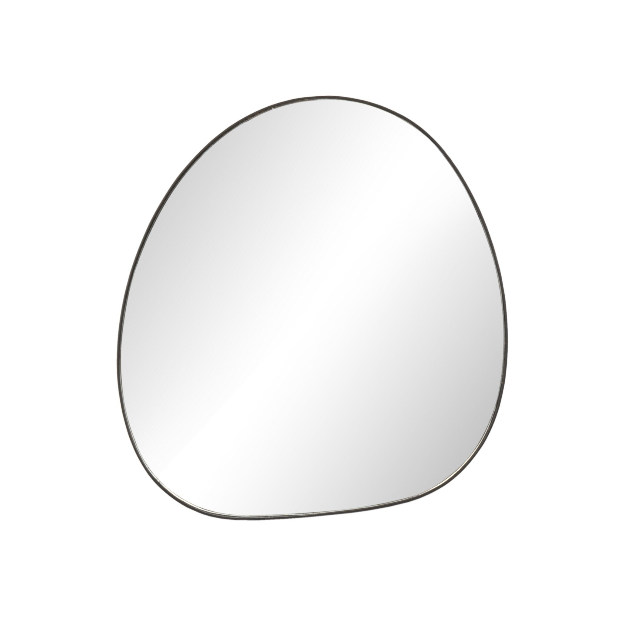 Contour Wall Mirror in Gunmetal