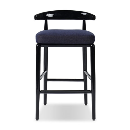 Shaza Stool in Sutton Navy
