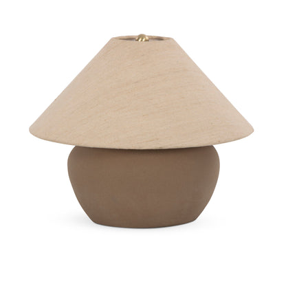 Kiyo Table Lamp in Light Sand Ceramic
