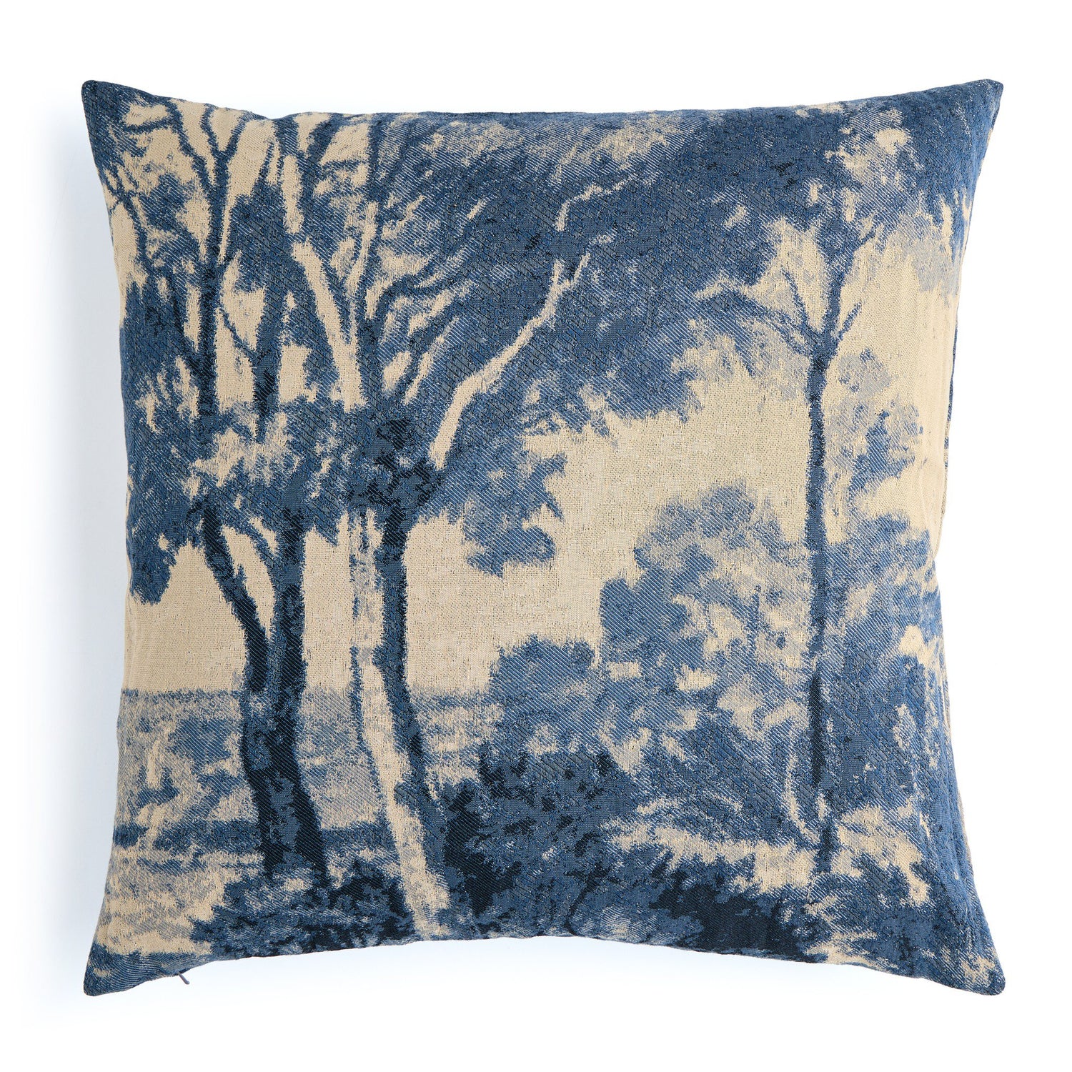 Toile Pillow in Toile Navy