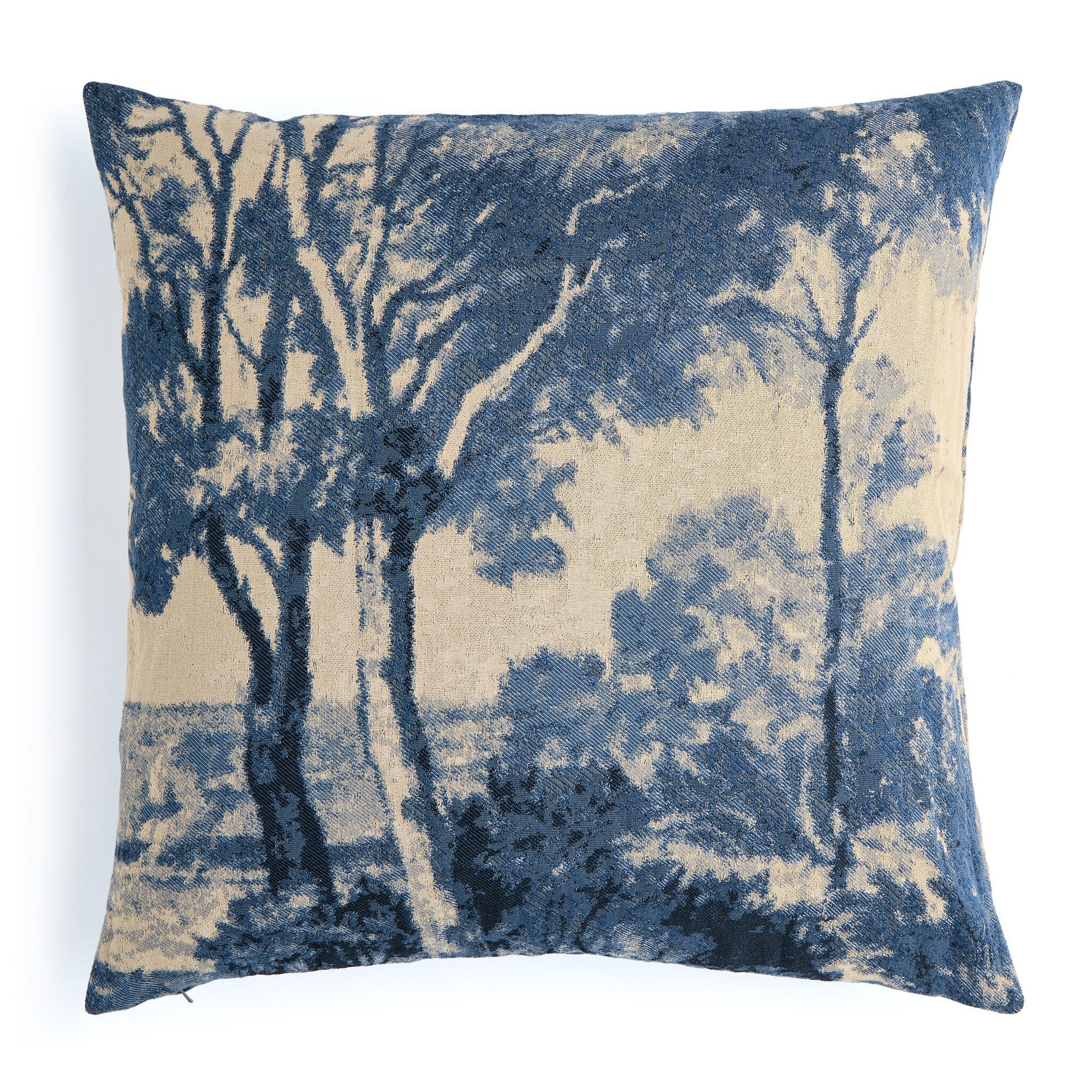 Toile Pillow in Toile Navy