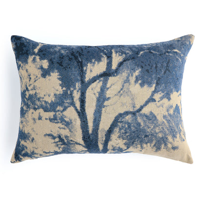 Toile Pillow in Toile Navy