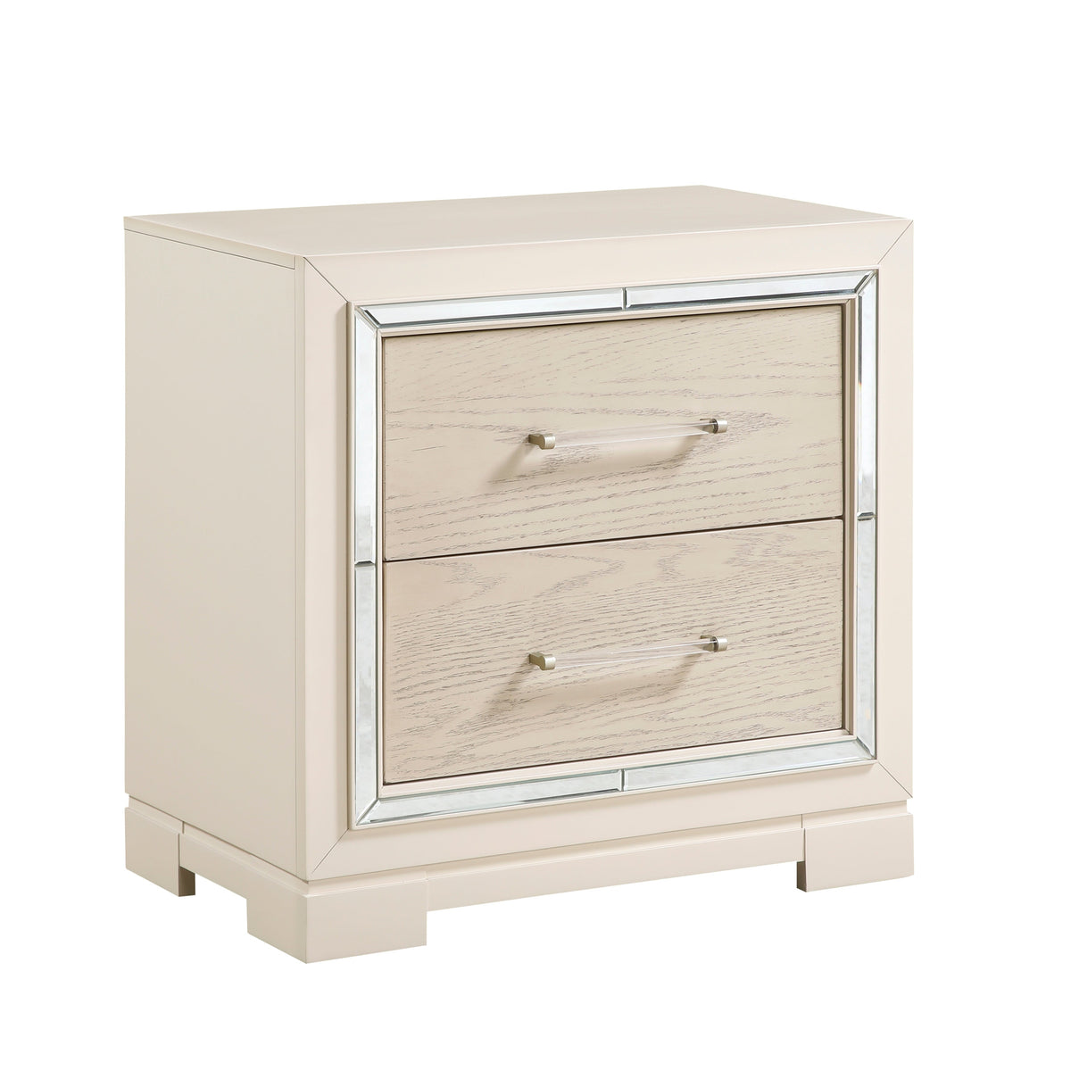 Alabaster Light Gray Nightstand