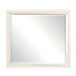 Alabaster Light Gray Bedroom Mirror
